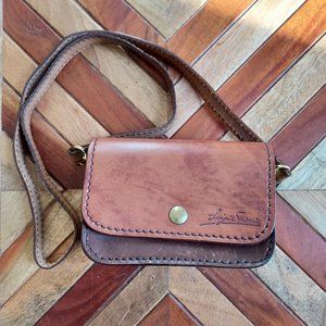 Vintage Luigi Sciorio Leather Convertible Crossbody Purse